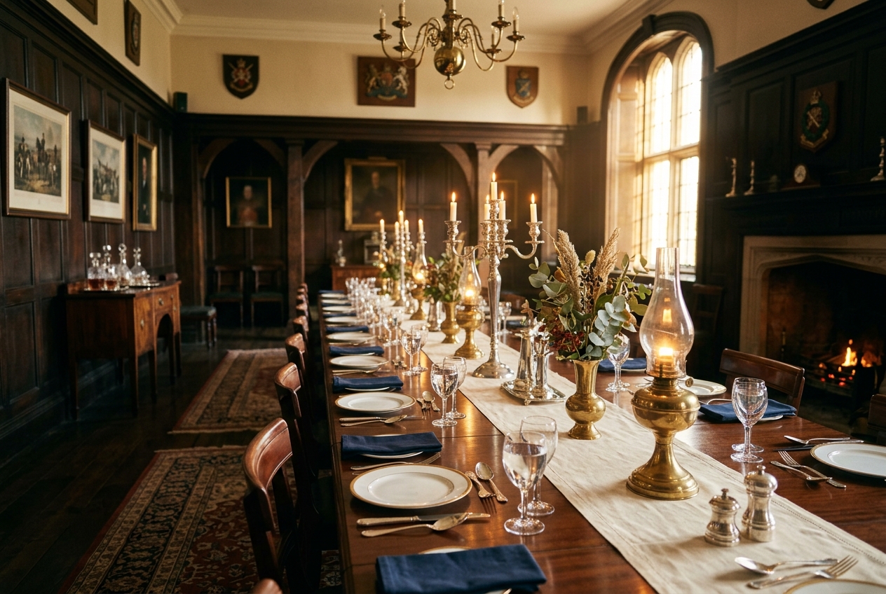 A historic officers' club and garrison mess hall